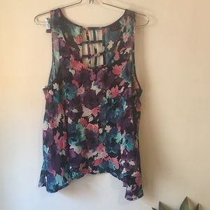 Floral Chiffon Top